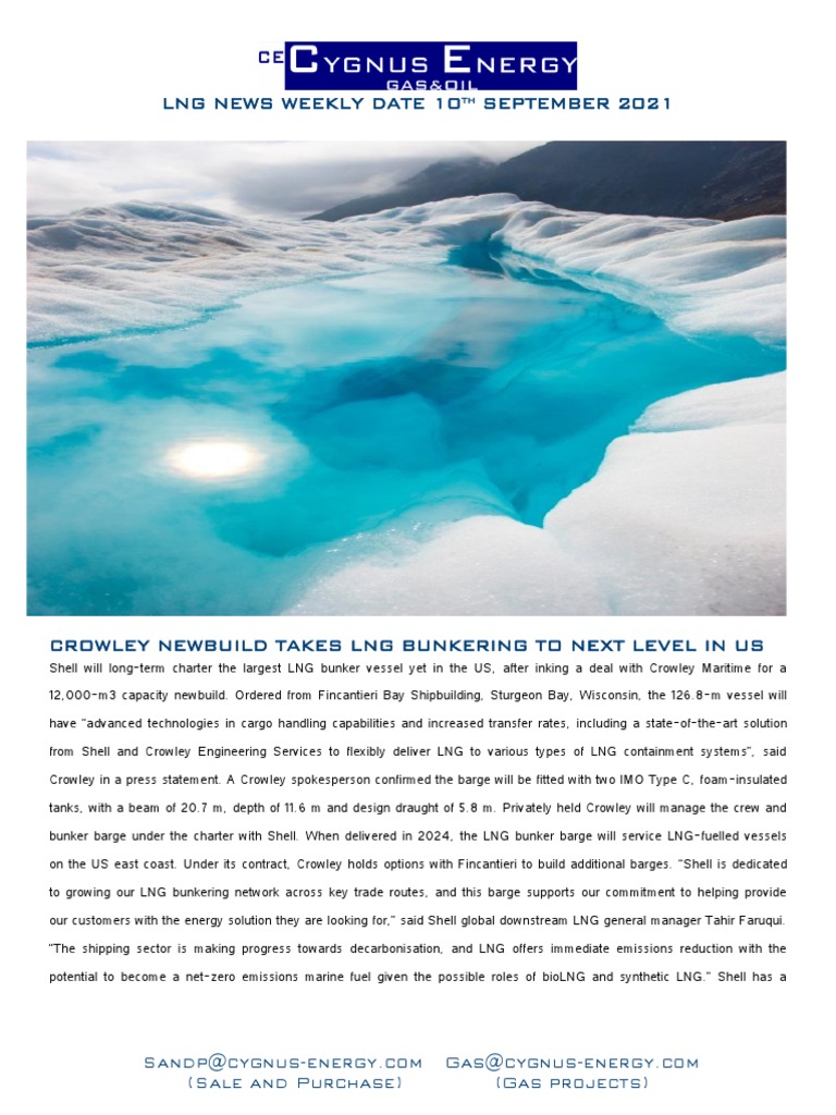 Crowley Advances LNG Bunkering in US | PDF | Liquefied Natural Gas ...