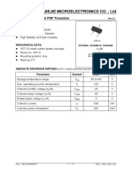 Jiejie Microelectronics Co., LTD: S8550 Small Signal PNP Transistor Feature