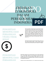 Ppt3_kebijakan Anti Monopoli Ekonomi Indonesia