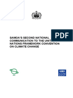 Samoa's Second National Communication on Climate Change