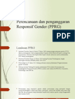 Perencanaan Dan Penganggaran Responsif Gender (PPRG)