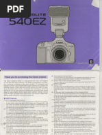 Download Canon Speedlite 540EZ - owners manual by legrandew SN54029744 doc pdf