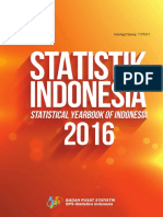 Statistik Indonesia 2016