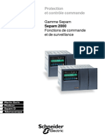 Gamme Sepam Fonctions de Commande Et de Surveillance