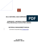 Materials Management Manual - OnGC