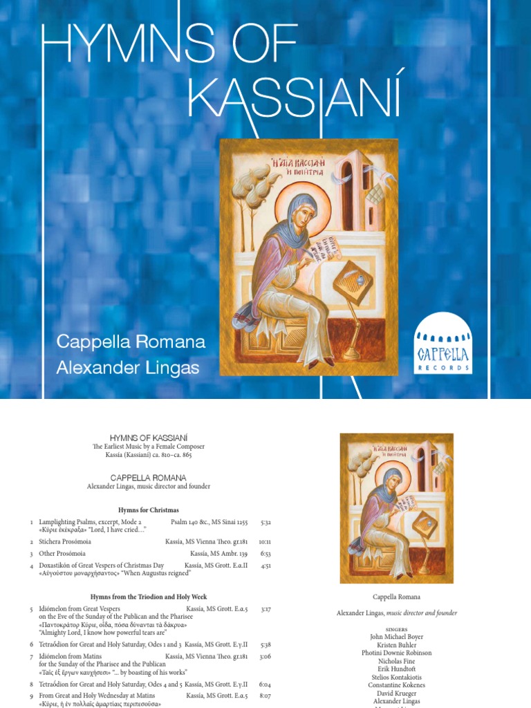 Hymns of Kassiani | PDF | Gregorian Chant | Hymns