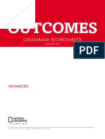 Advanced - Grammar Worksheets - Answer Key