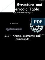 Chemistry 1 - Atomic Structure and the Periodic Table