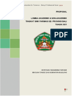 Proposal Lomba Akademik & Non-Akademik Tingkat SMK Farmasi Se-Provinsi Bali