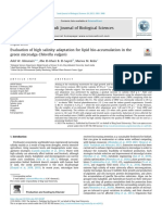 2021 Evaluation of High Salinity Adaptation For Lipid Bio-Accumulation in The Green Microalga Chlorella Vulgaris