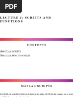 Lecture 3-Script and Function