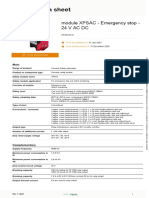 Product Data Sheet: Module XPSAC - Emergency Stop - 24 V Ac DC