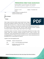 Undangan Sosialisasi Aplikasi SPP-IRT Regional Barat-Cap