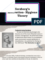 Herzbergs Hygiene Theory Diosana Emy Grace G