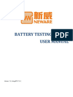 Battery Testing System User Manual: Version: 1.0, Using BTS 7.5.X