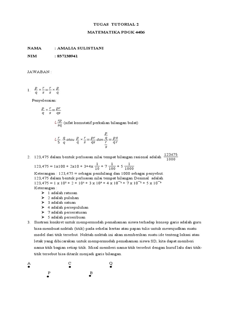 Konsep Dasar Matematika untuk Siswa SD | PDF