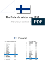 The Finland's Winter War 1939: and What We Can Learn From