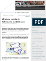 L'histoire Cachée de L'effroyable Mafia Khazare - Profession Gendarme