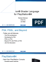 PS4 Shader Language - Richard Stenson