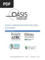 Oasis-3: Imaging Methods and Data Dictionary: Version 1.6 April 2018