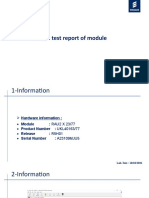 The Test Report of RAU2 X 2377 A23109MJU5