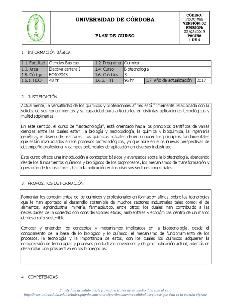 Plan de Estudios QFB BUAP 2025 | PDF | Biotecnología | Desarrollo ...