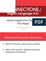 Lesson Support For Chapter 3 First Read: Grade 9, Unit 1-Chapter 3 Pp. 40-43