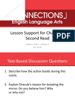 Lesson Support For Chapter 3 Second Read: Grade 9, Unit 1-Chapter 3 Pp. 43-44