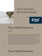 Pertemuan Ke 6 Teori Investasi