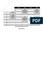 Jadwal Mengajar