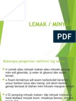 Minyak dan lemak: Jenis, komposisi, sifat