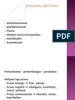 Psikologi Sepanjang Rentang Kehidupan