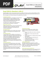 Dual DVB-S2 CI Receiver Spec 1.0