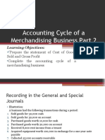 Accounting Cycle of A Merchandising Business Part 2