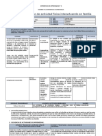 Planifica actividades físicas familiares