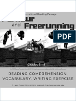 4 - Informational Reading Passage - Parkour and Freerunning