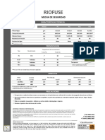 Mecha de seguridad RIOFUSE características técnicas