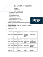 Acara Lomba 17 Agustus