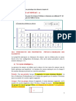 Suite Du Cours Classification Periodique Des Elements Chapitre III