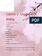 Laxmi v. Union-WPS Office