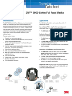 3M 6000 Full Face Mask-Data Sheet