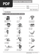 Grade 3 Diagnostic Test | PDF