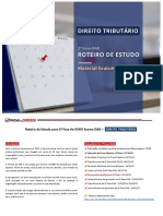 Roteiro de Estudo - 2 Fase OAB - Direito Tributário - XXXIII Exame - Regular - OK