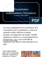 Yacimientos Sedimentarios Mecánicos