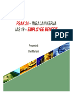 PSAK 24 Imbalan Kerja IAS 19 Employee Benefit 240911