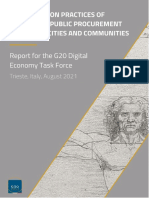 G20 Report: Practices of Innovative Public Procurement For Smart Cities and Communities Page 1 of 34