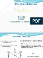 Deadlock Detection and RecoveryLecture 3