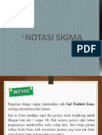 Notasi Sigma