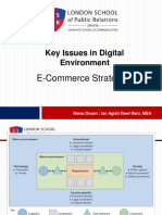 Key Issues in Digital Environment: E-Commerce Strategies