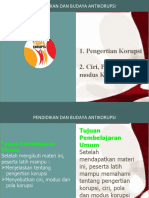 Pengertian, Ciri, Pola Dan Modus Korupsi